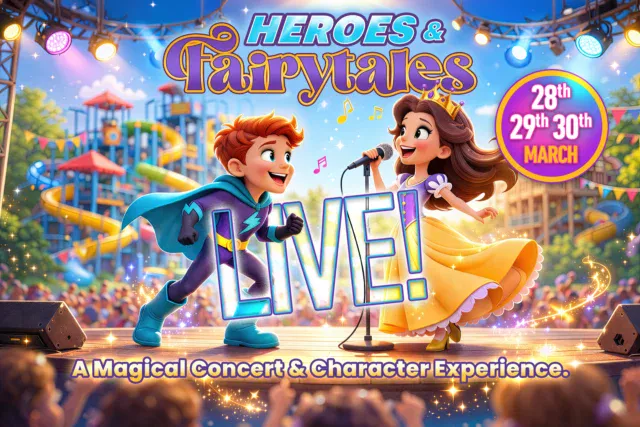 Step into a world of magic, adventure, and unforgettable family fun! 🌟

Join us this weekend for Heroes & Fairytales Live – a spectacular concert and character experience your little ones will never forget!

🎤 A LIVE stage concert show
👑 Meet your favourite princesses & heroes
💃 Interactive dance workshops
🏆 Fun competitions & prizes
📸 Magical photo opportunities

🌈 Meet the stars:
📅 Saturday 28th March – Elsa, Rapunzel & Spidey
📅 Sunday 29th March – Ariel, Moana & Spidey
📅 Monday 30th March – Glinda, Belle & Spidey

Perfect for families, little dreamers, and superhero fans alike 💫

🎟️ Don’t miss out – make magical memories together at Wheelgate!

Book NOW and save BIG 

www.wheelgatepark.com